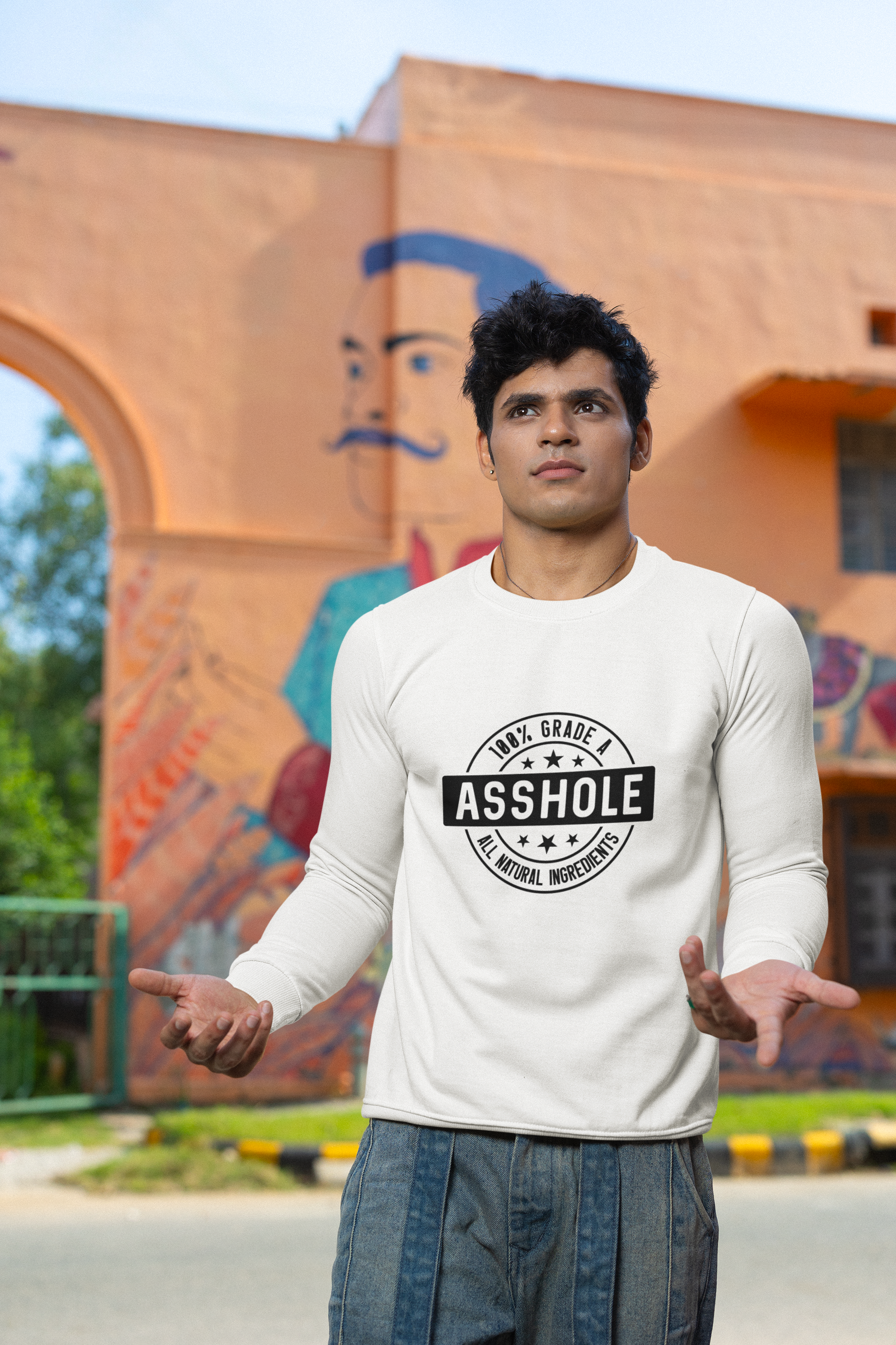 100% Grade A Asshole Sweatshirt!