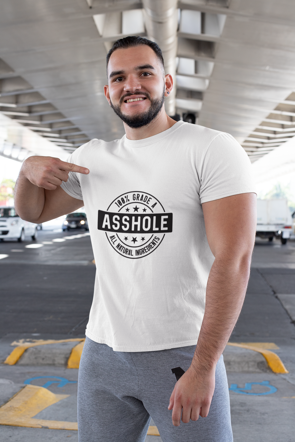 100% Grade A Asshole Tshirt!