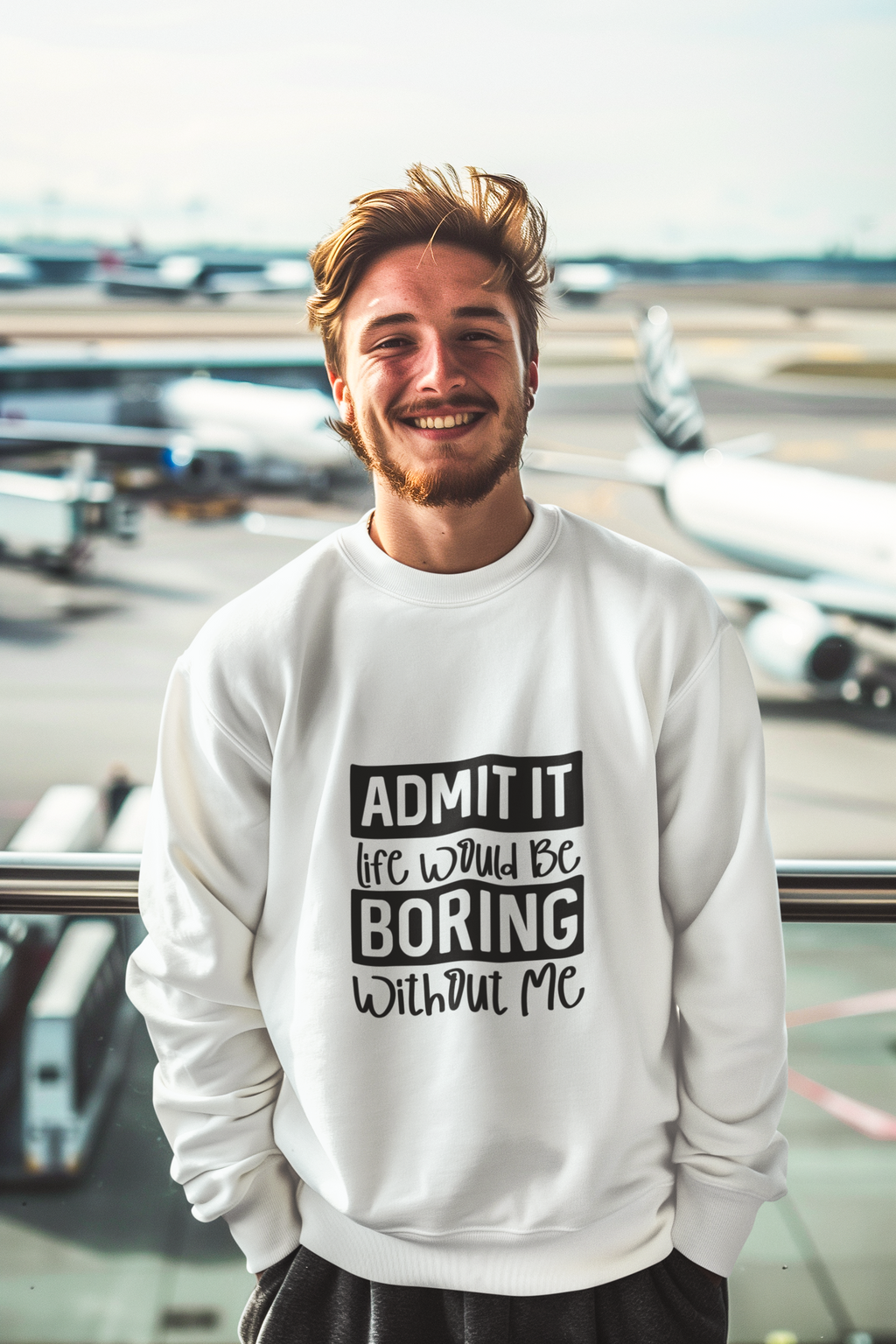Admit It Life Would Be Boring Without Me Sweatshirt!