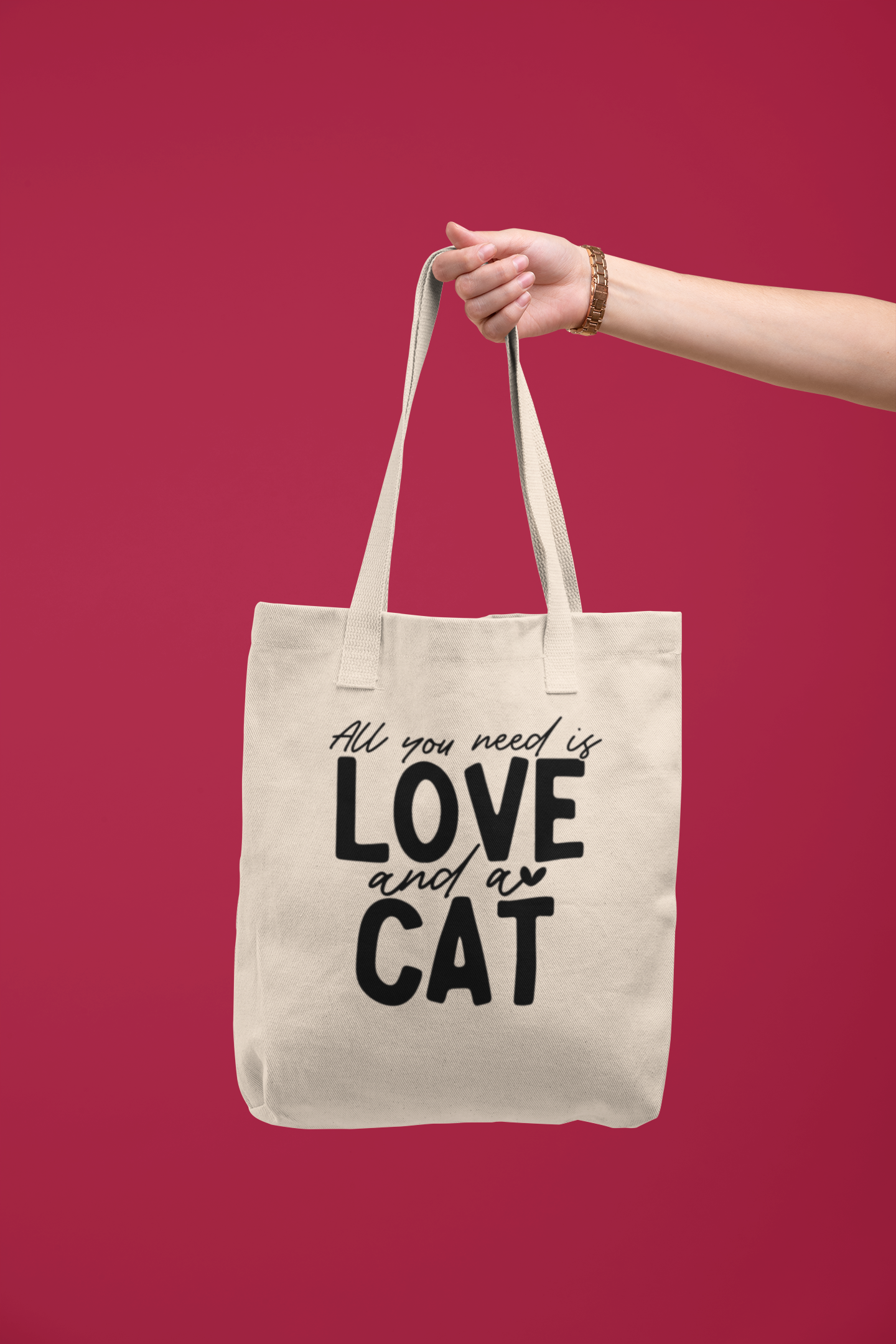 All You Need is Love and a Cat Tote!