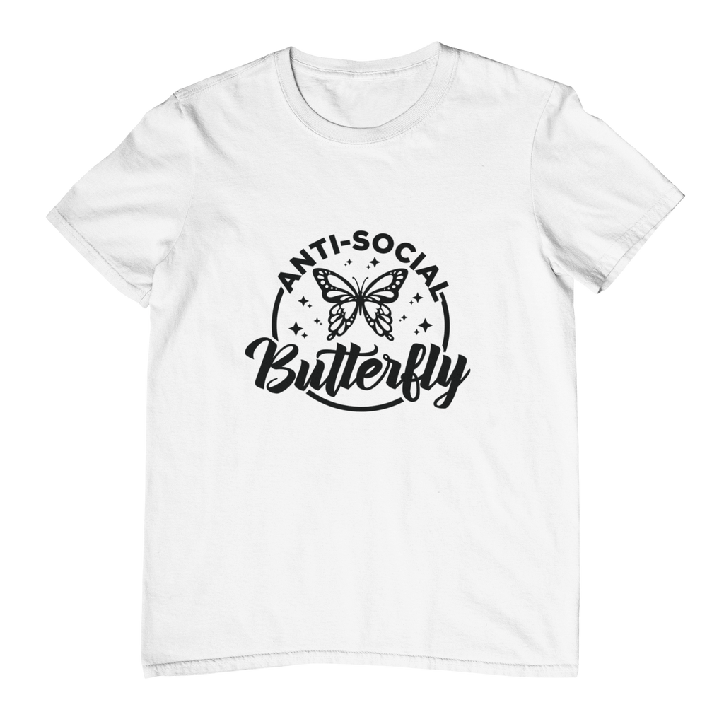 Anti Social Butterfly Tshirt/Sweatshirt!
