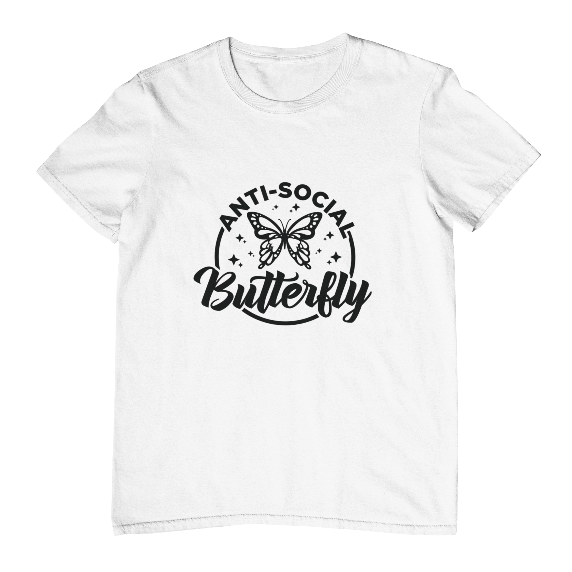 Anti Social Butterfly Tshirt/Sweatshirt!