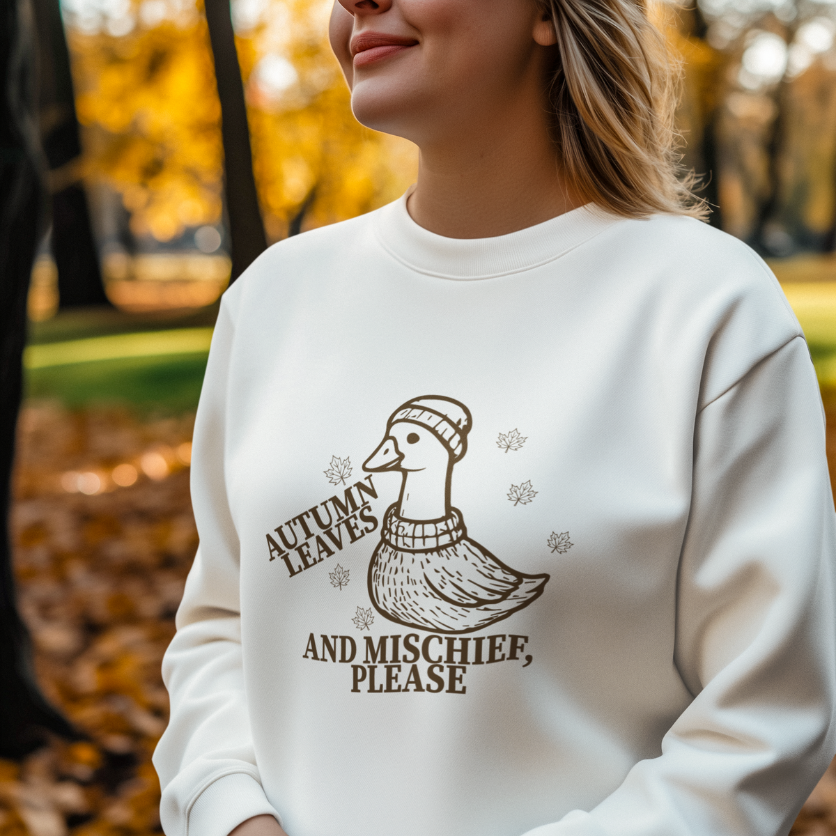 Autumn Leave and Mischief Please Tshirt/Sweatshirt