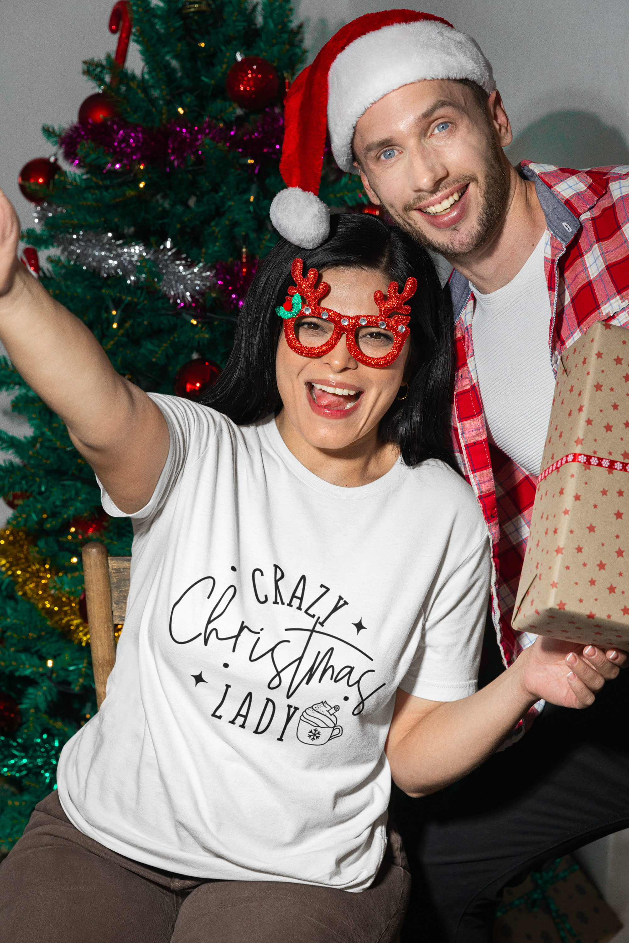 Crazy Christmas Lady T-shirt!