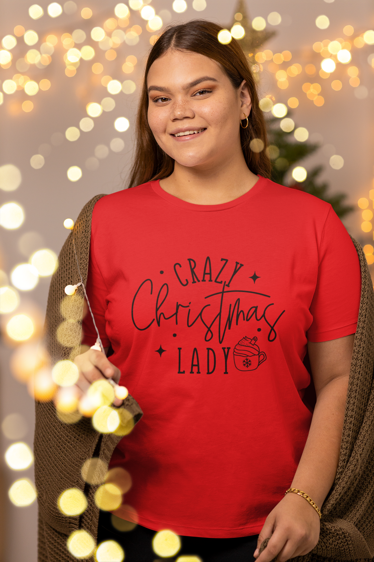 Crazy Christmas Lady Tshirt/Sweatshirt!