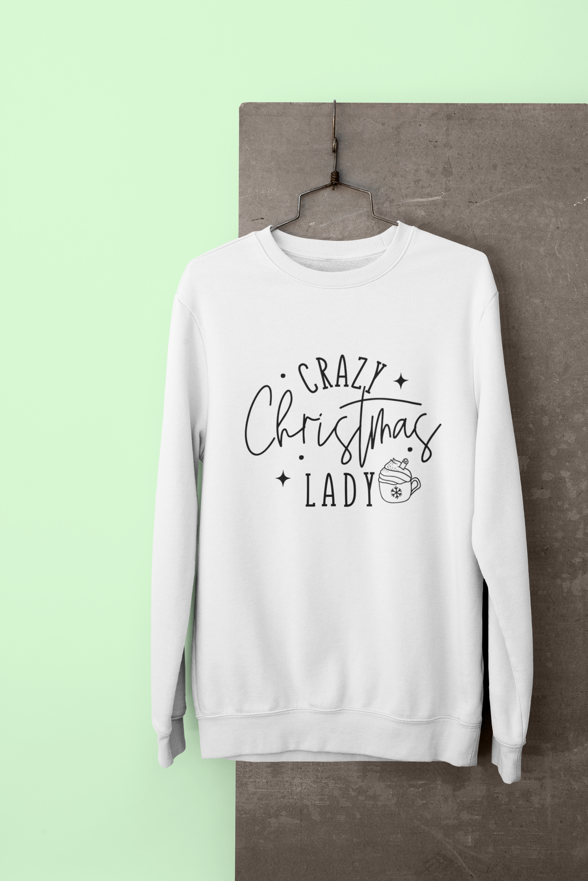 Crazy Christmas Lady Tshirt/Sweatshirt!