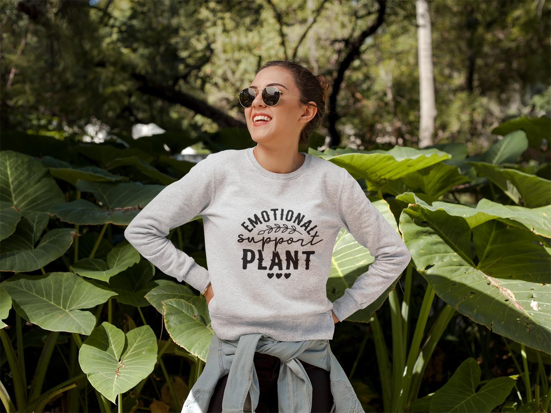 Emotional Support Plant Sweatshirt!