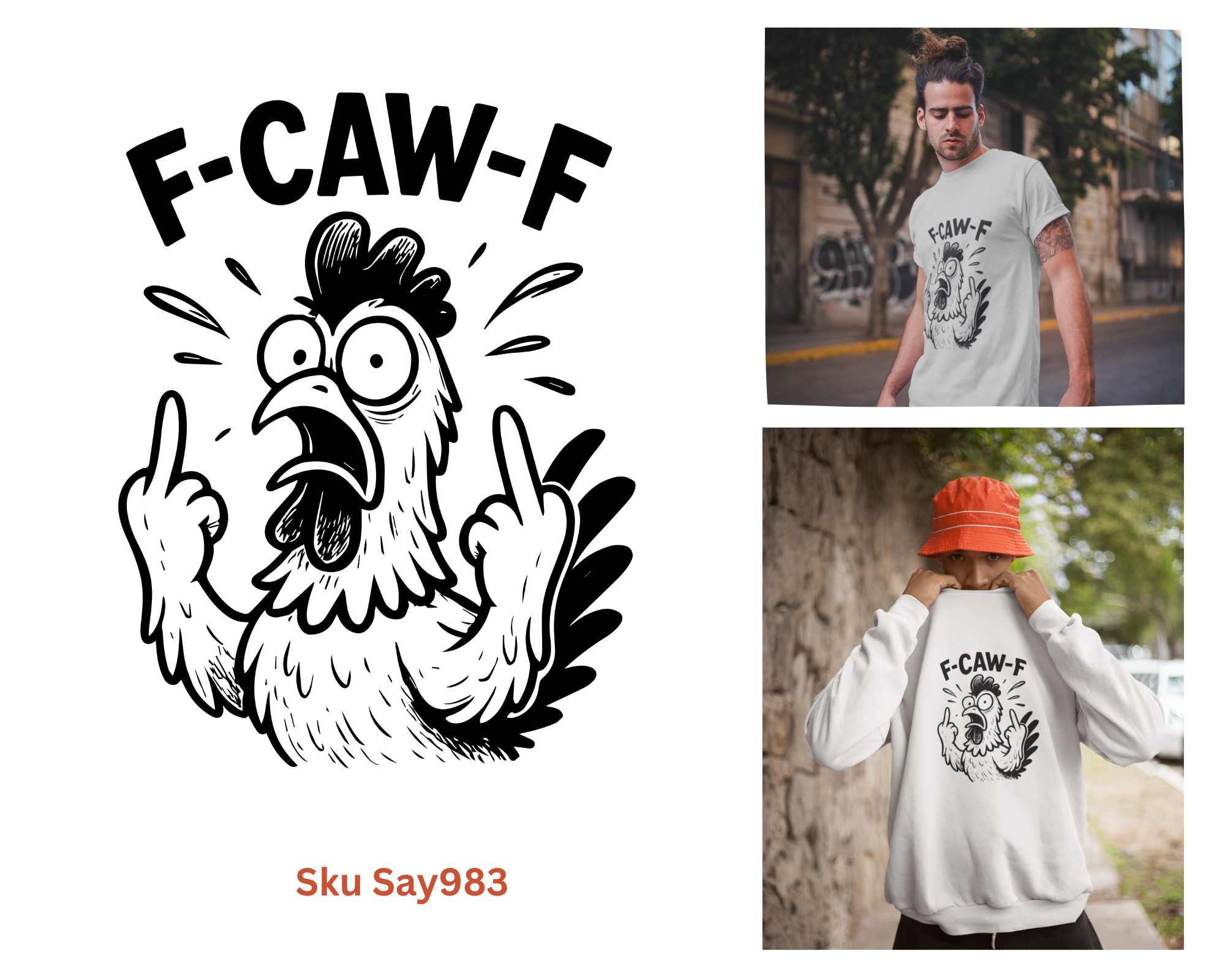 F-Caw-F Tshirt/Sweatshirt!