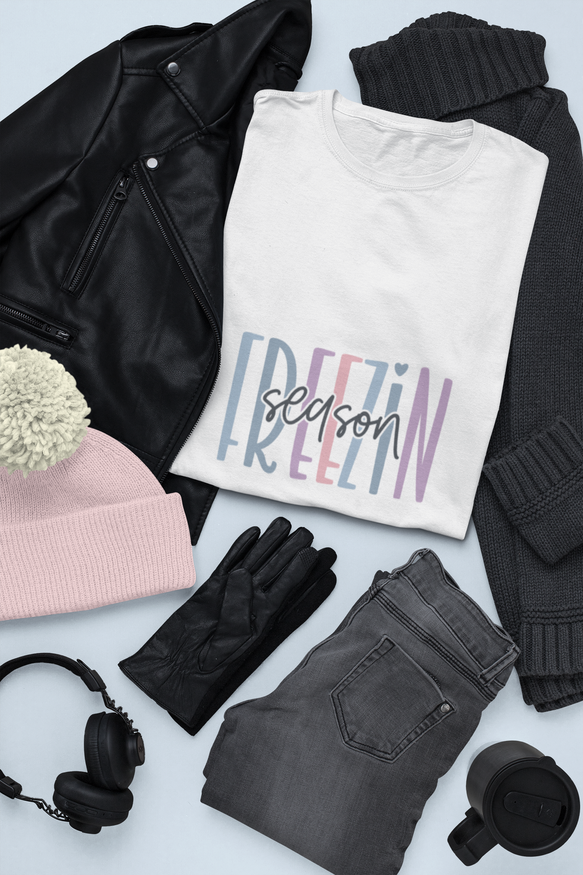 Freezin Season Tshirt/Sweatshirt!