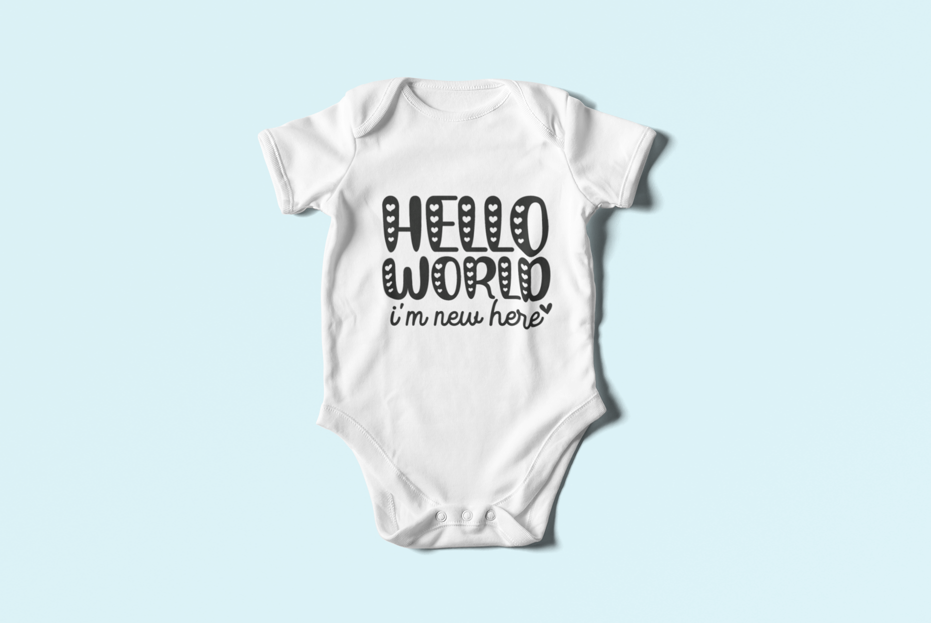Hello World I'm New Here Onesie!