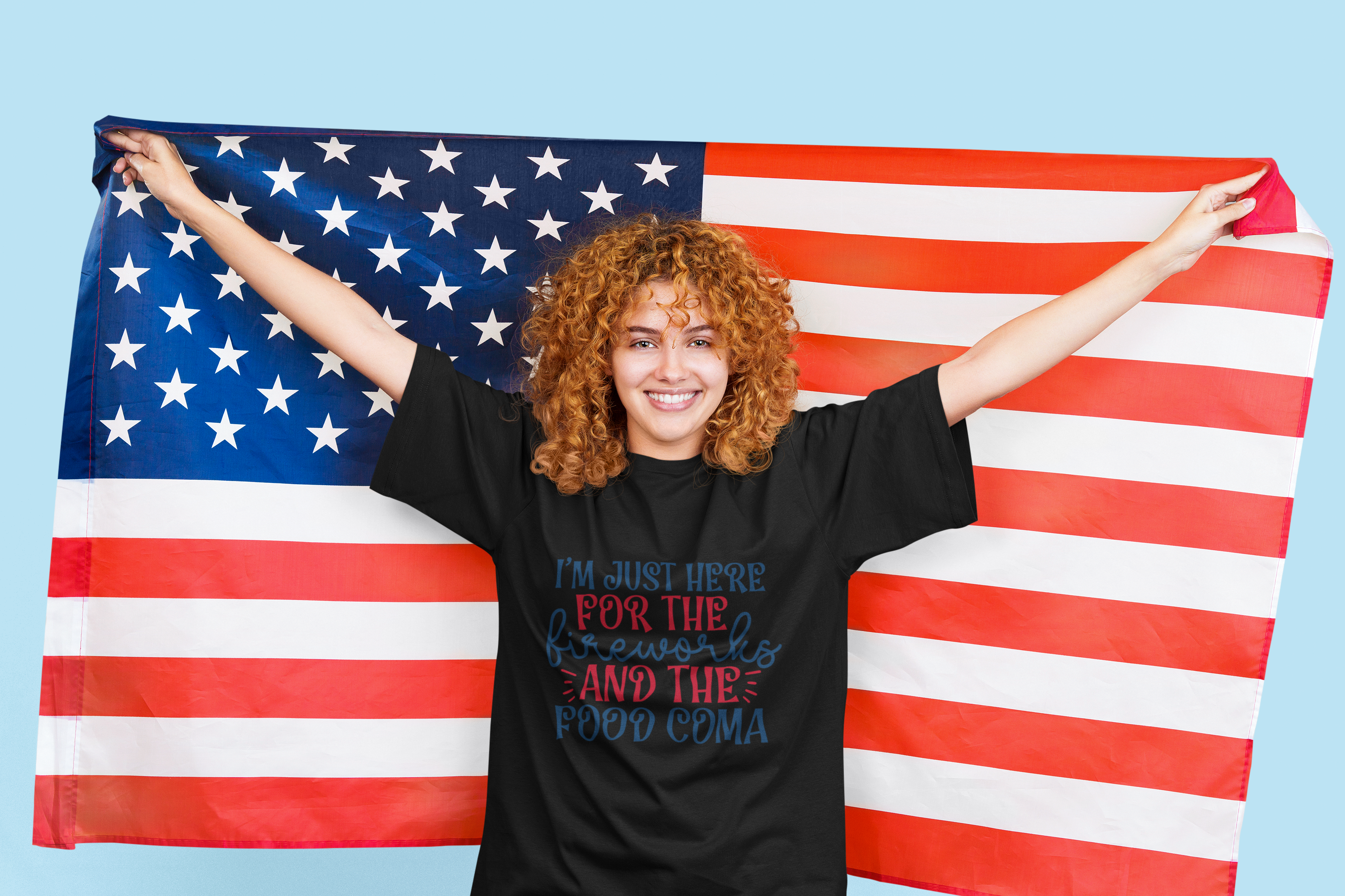 I Am Just Here For The Fireworks & Food Coma Tshirt/Sweatshirt!