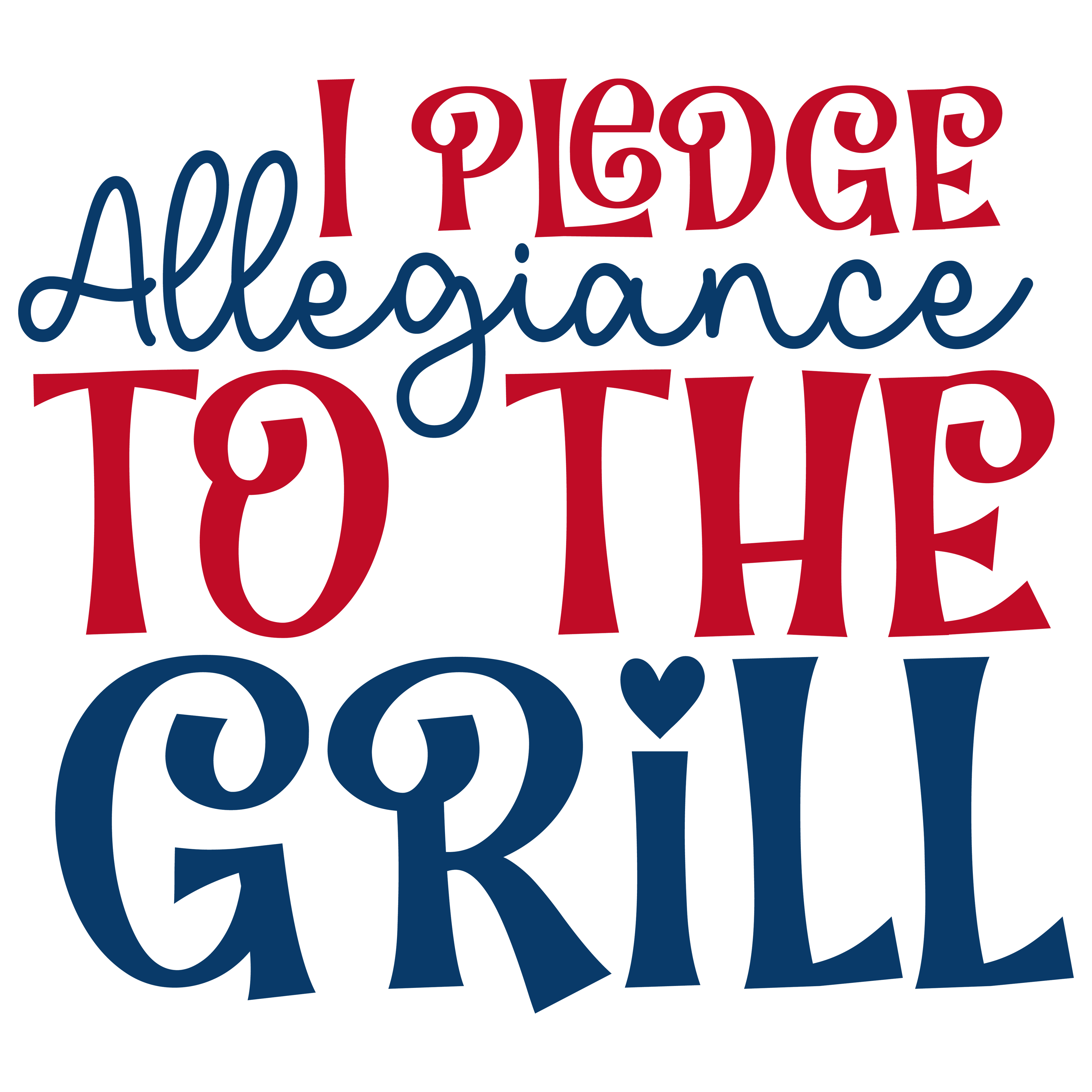 I Pledge Allegiance To The Grill Tshirt/Sweatshirt!
