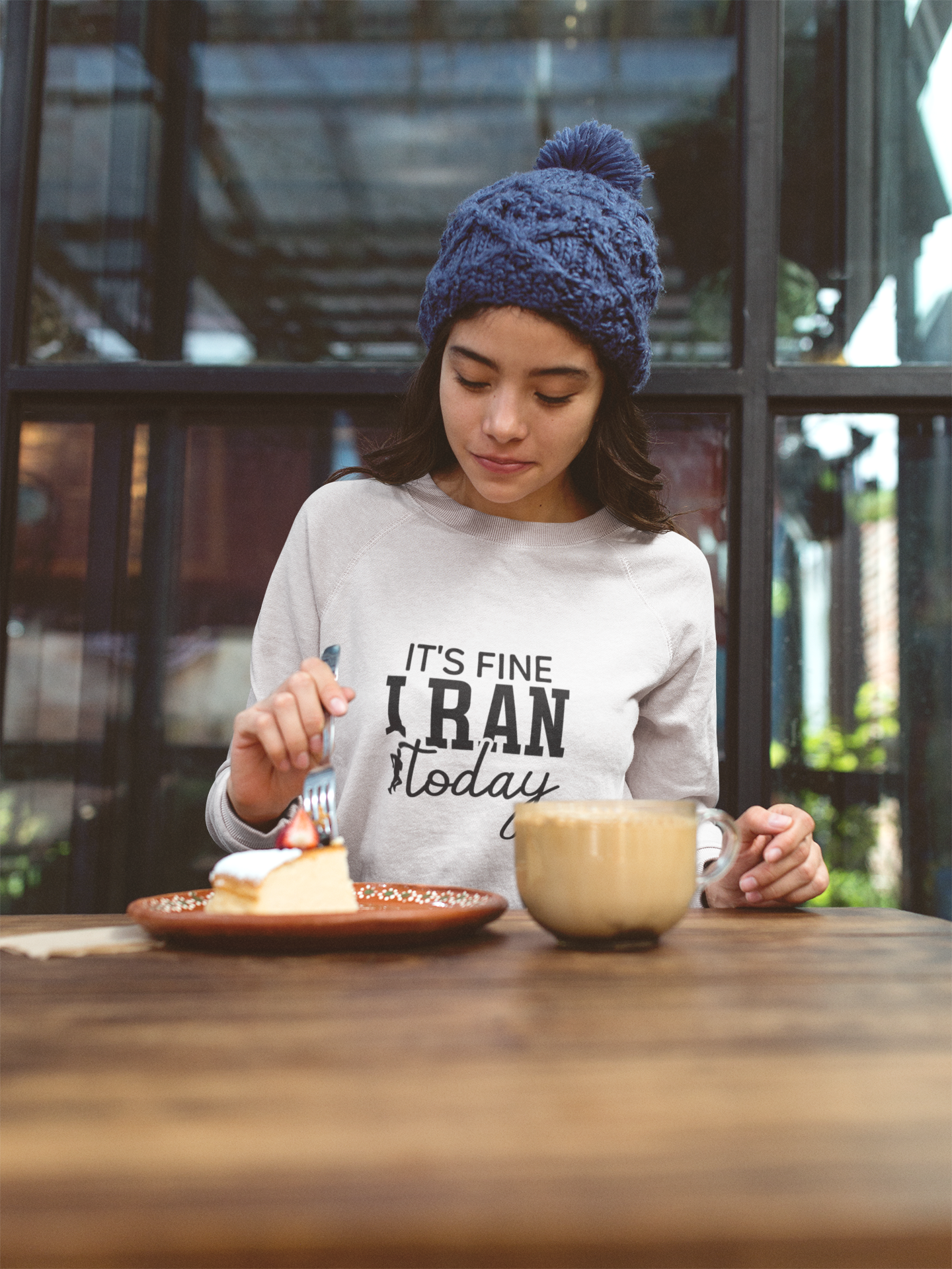 It's Fine I Ran Today Sweatshirt!