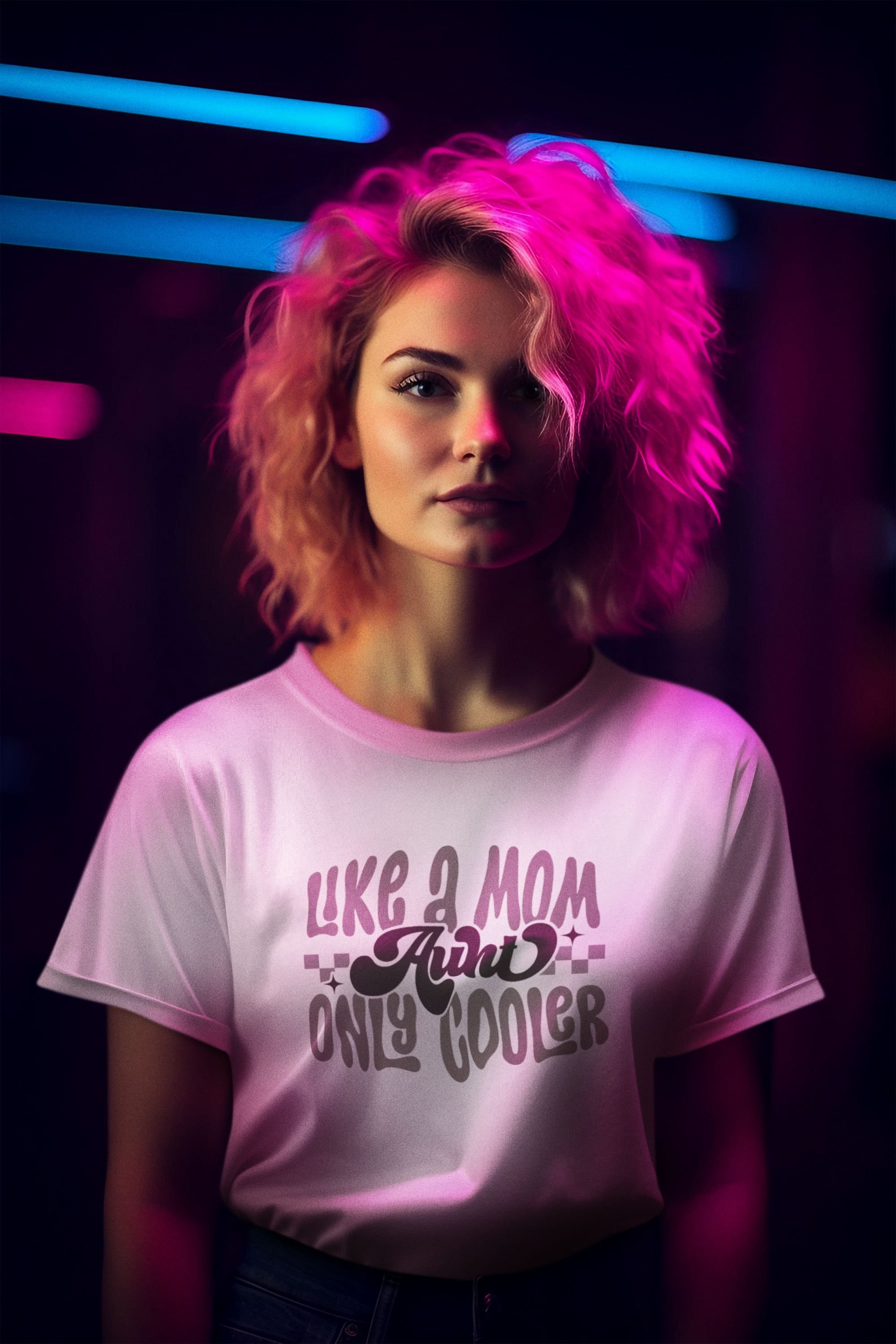 Aunt Like A Mom Only Cooler Tshirt!