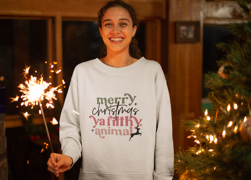 Merry Christmas Ya Filthy Animal Tshirt/Sweatshirt!