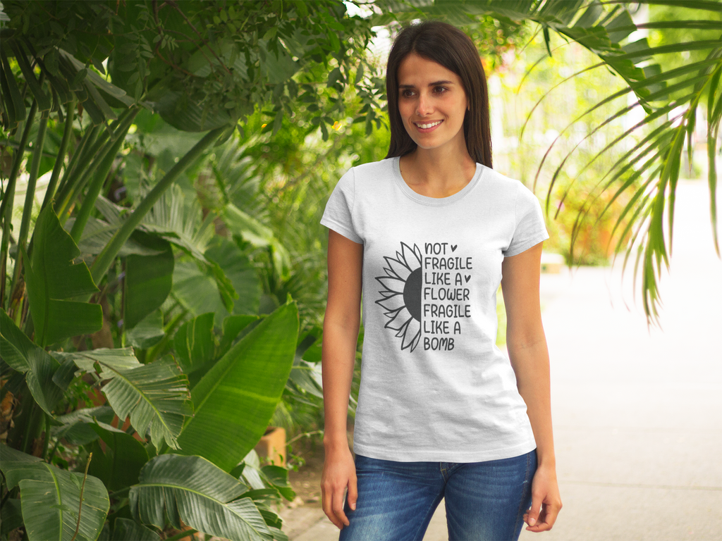 Not Fragile Like A Flower Fragile Like A Bomb Tshirt/Sweatshirt!
