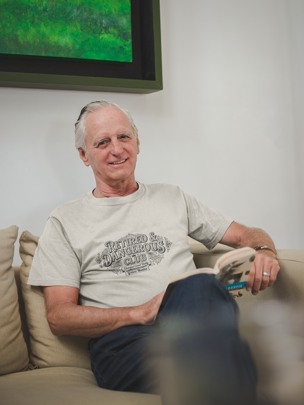 Retired and Dangerous Club, Unsupervised Daily, Lifetime Member Tshirt/Sweatshirt!
