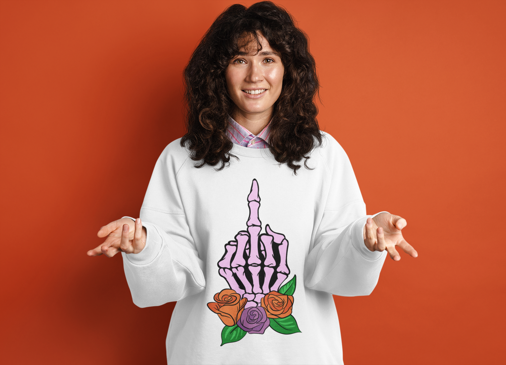 Skeleton Hand with Flowers Tshirt/Sweatshirt