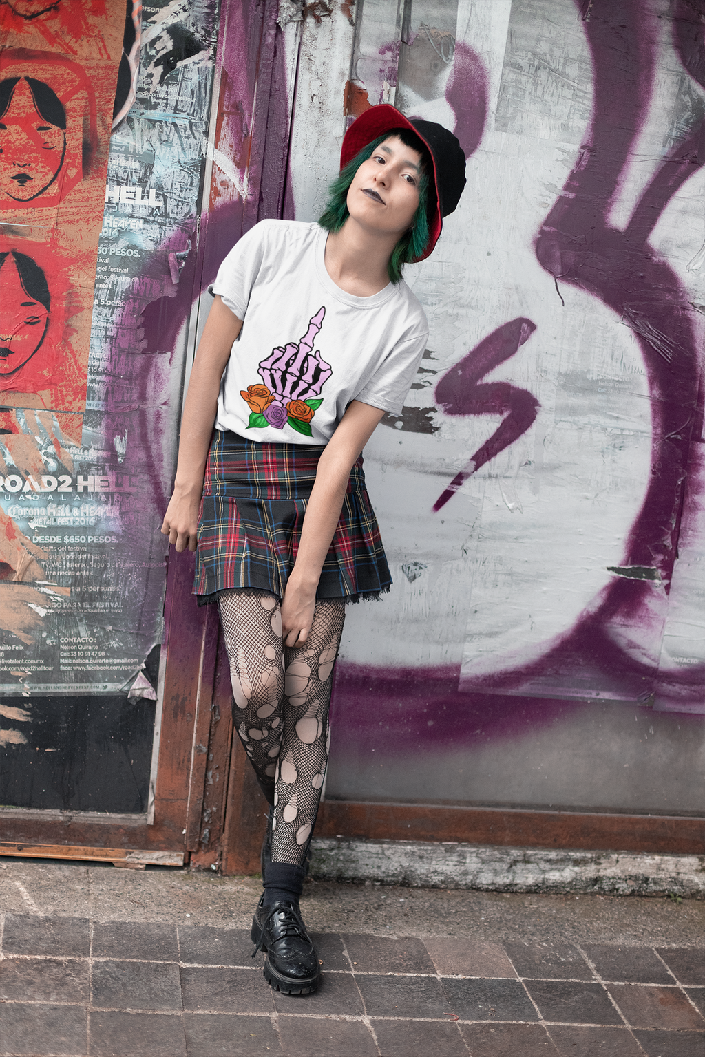 Skeleton Hand with Flowers Tshirt/Sweatshirt
