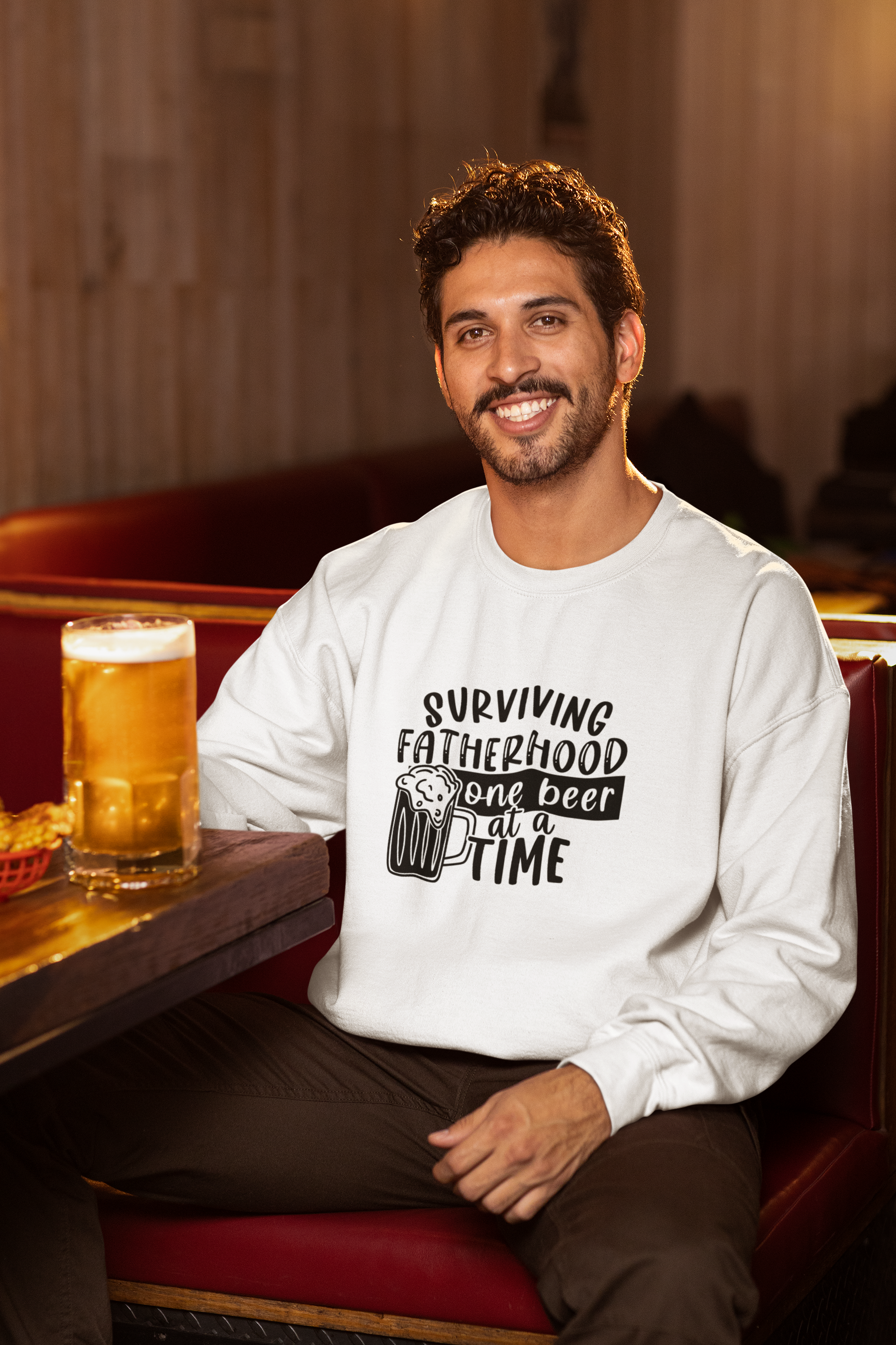 Surviving Fatherhood One Beer At A Time Sweatshirts!