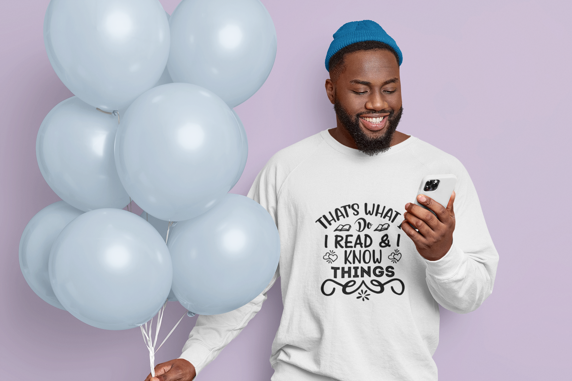 That's What I Do, I Read Books & I Know Stuff Sweatshirt!