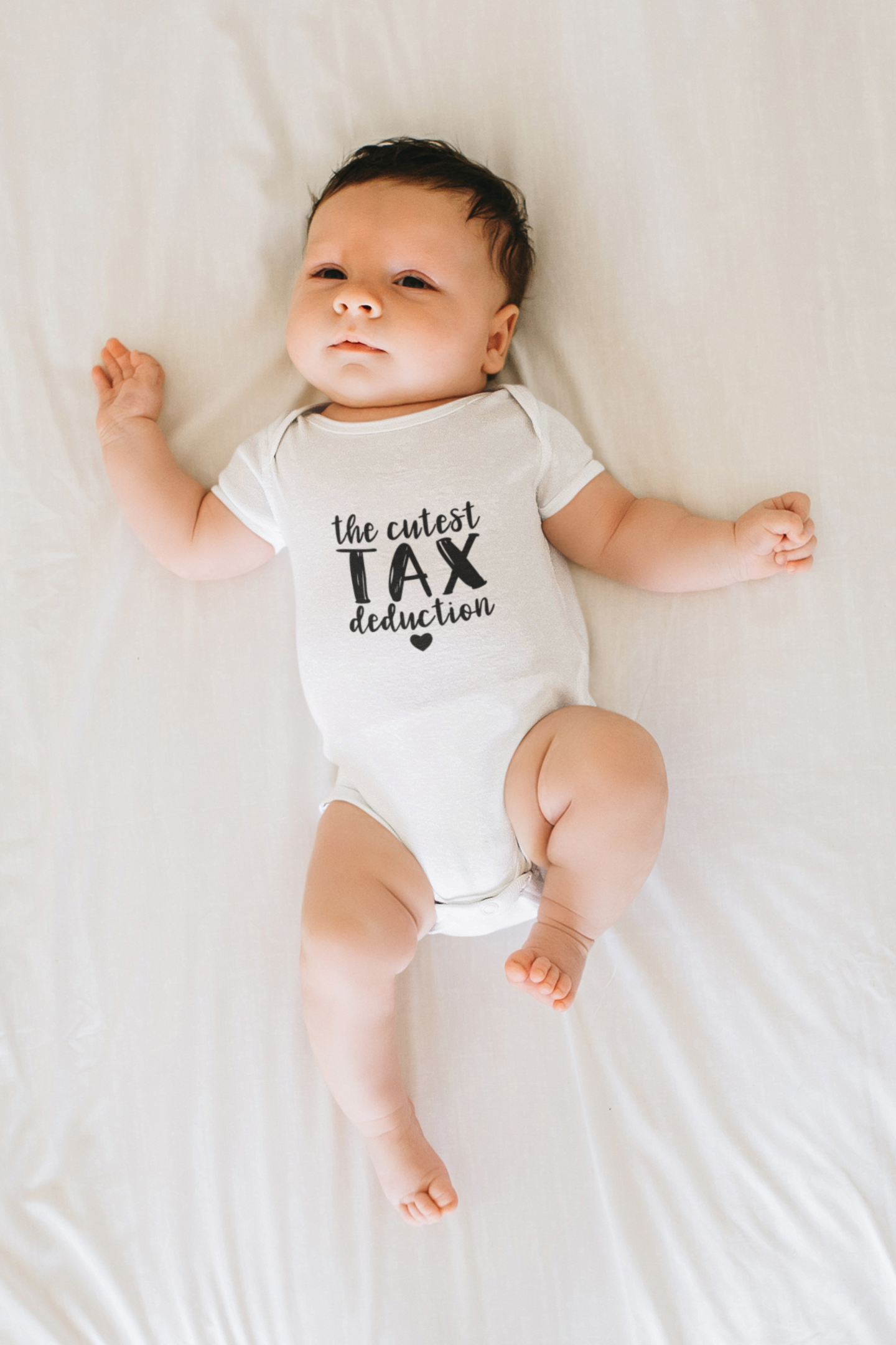 The Cutest Tax Deduction Onesie!