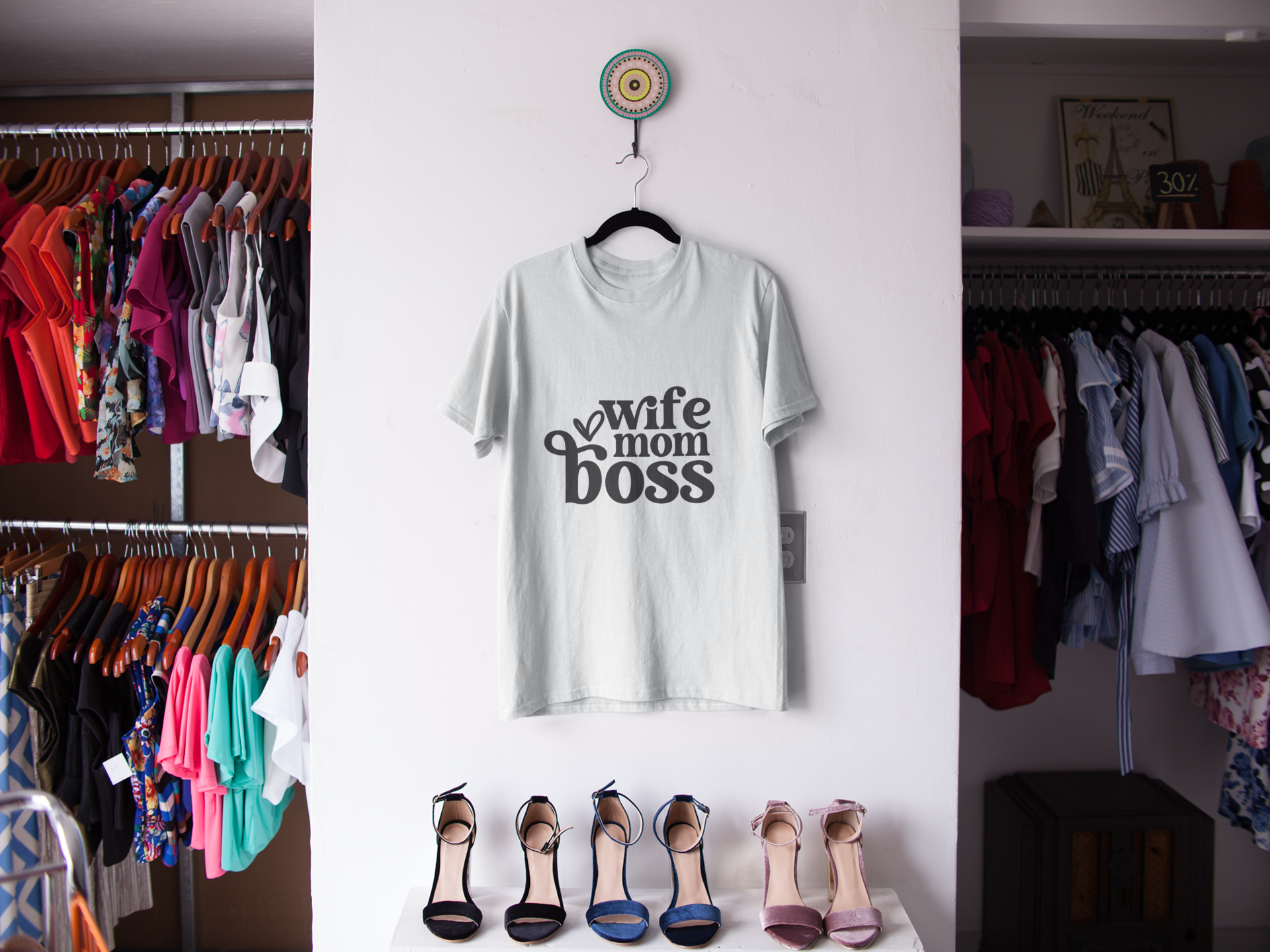 Wife Mom Boss Tshirt!