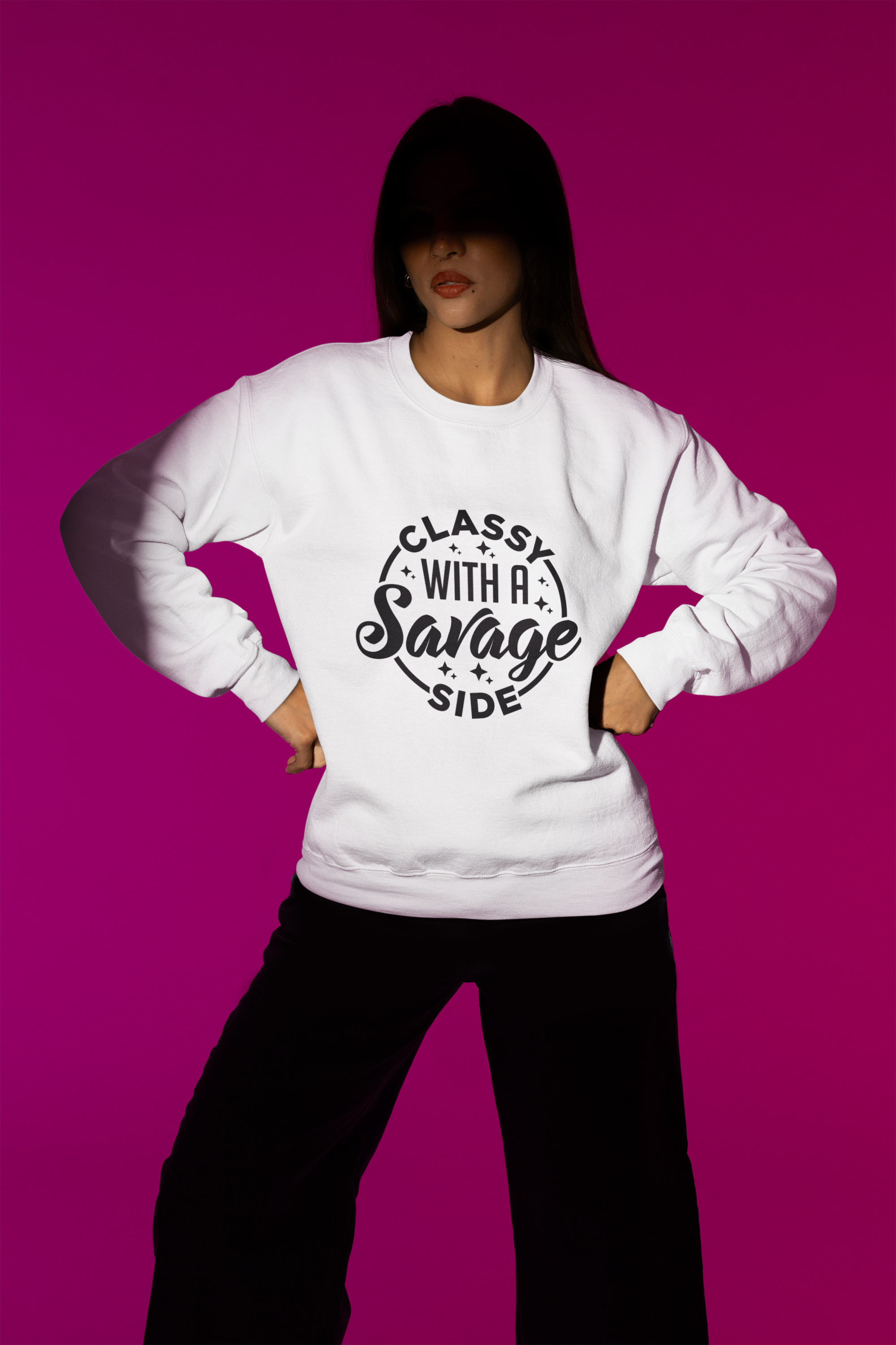 Classy With A Savage Side Tshirt/Sweatshirt!