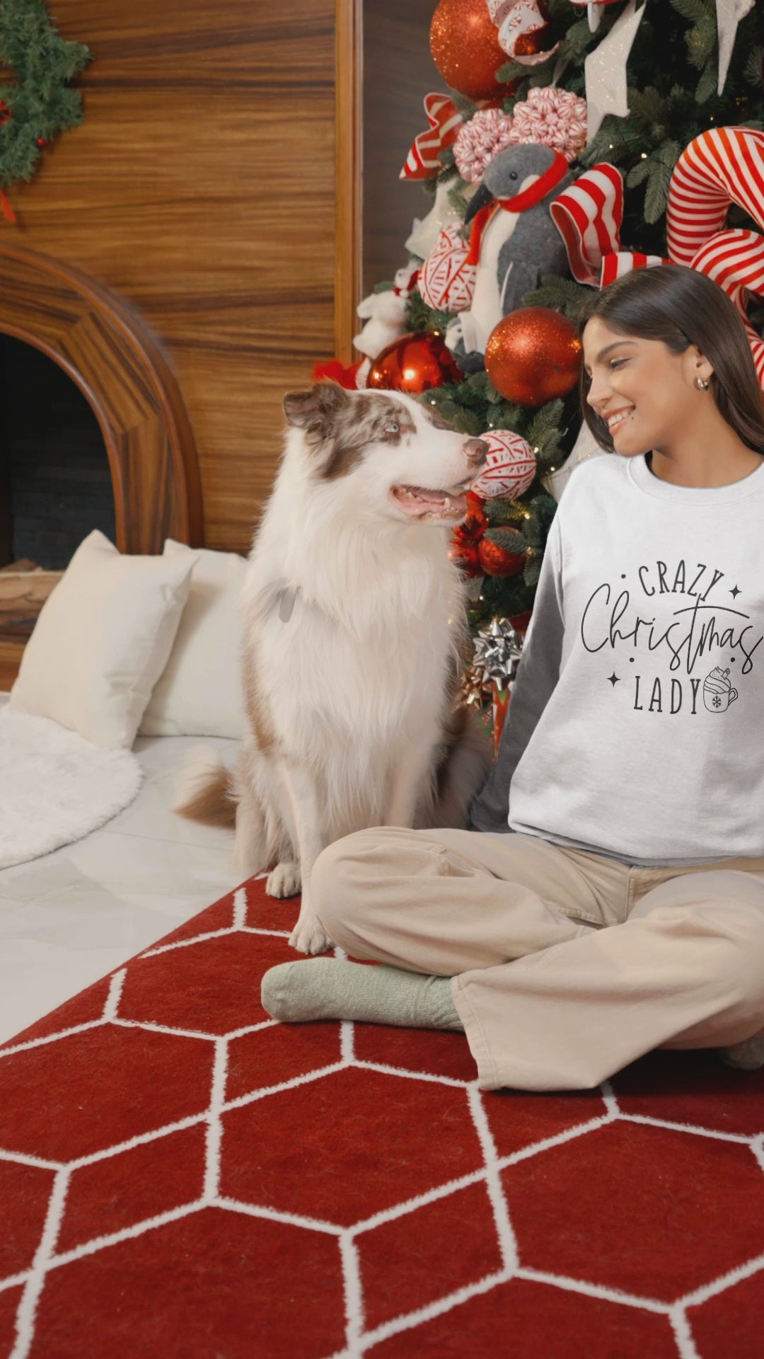Crazy Christmas Lady Tshirt/Sweatshirt!